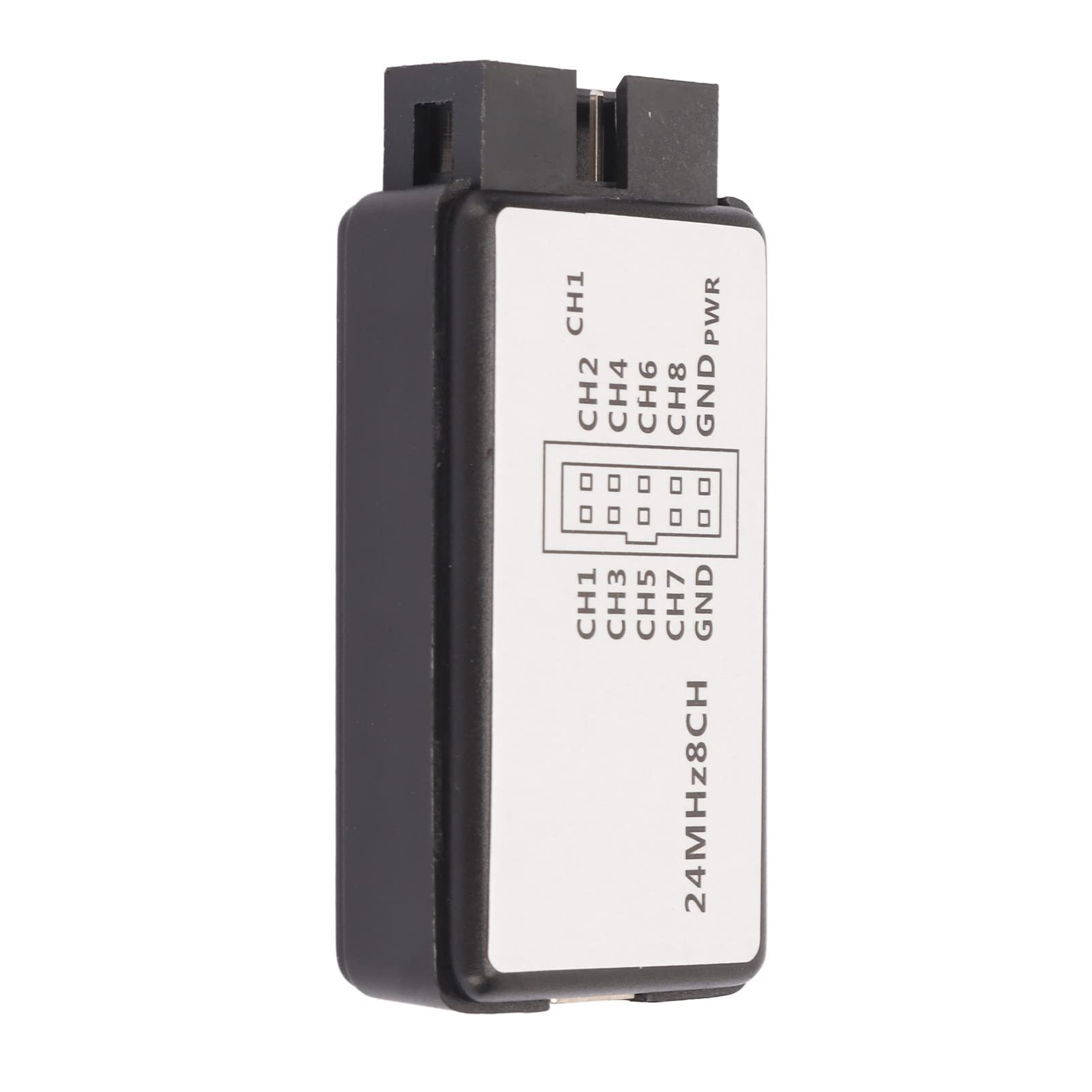 8-Kanal-Logikanalysator, 24 MHz 8-Kanal-USB-Logikanalysator Logikanalysatorgerät Bis zu 10 Milliarden Samples mit Pufferung