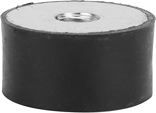 GTPBAO Stud Bushing 4Pcs Female Thread Rubber Mount, Anti Vibration Bobbin Isolator Damper, Rubber Mount Isolator for Fitness Equipment, Air Compressor Threaded Isolator (Color : 30X30 M8)