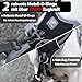 Huntboo Hunde Sicherheitsgeschirr, Sicherheitsgeschirr für Hunde, Vollständig Reflektierendes Geschirr mit Gepolstertem Griff, Wasserdicht, Verstellbare Weste (Schwarz, M)