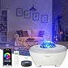 Clesea Aurora Star Projector, met app-bediening, werkt met Alexa, met witte geluiden, bluetooth muziekluidspreker, Galaxy projector, voor baby’s, kinderen en volwassenen