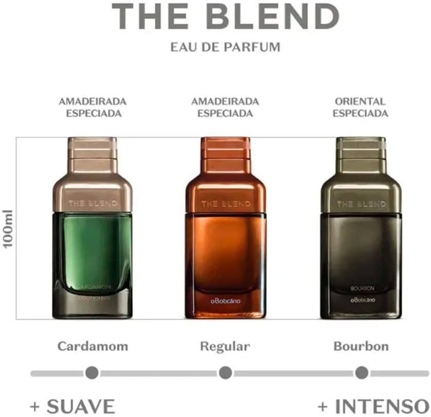 O BOTICARIO - Linha the Blend (Classico) - Eau de Parfum Masculino 100 Ml - (The Blend (Classic) Collection - Eau de Parfum for Men 3.38 Fl Oz)