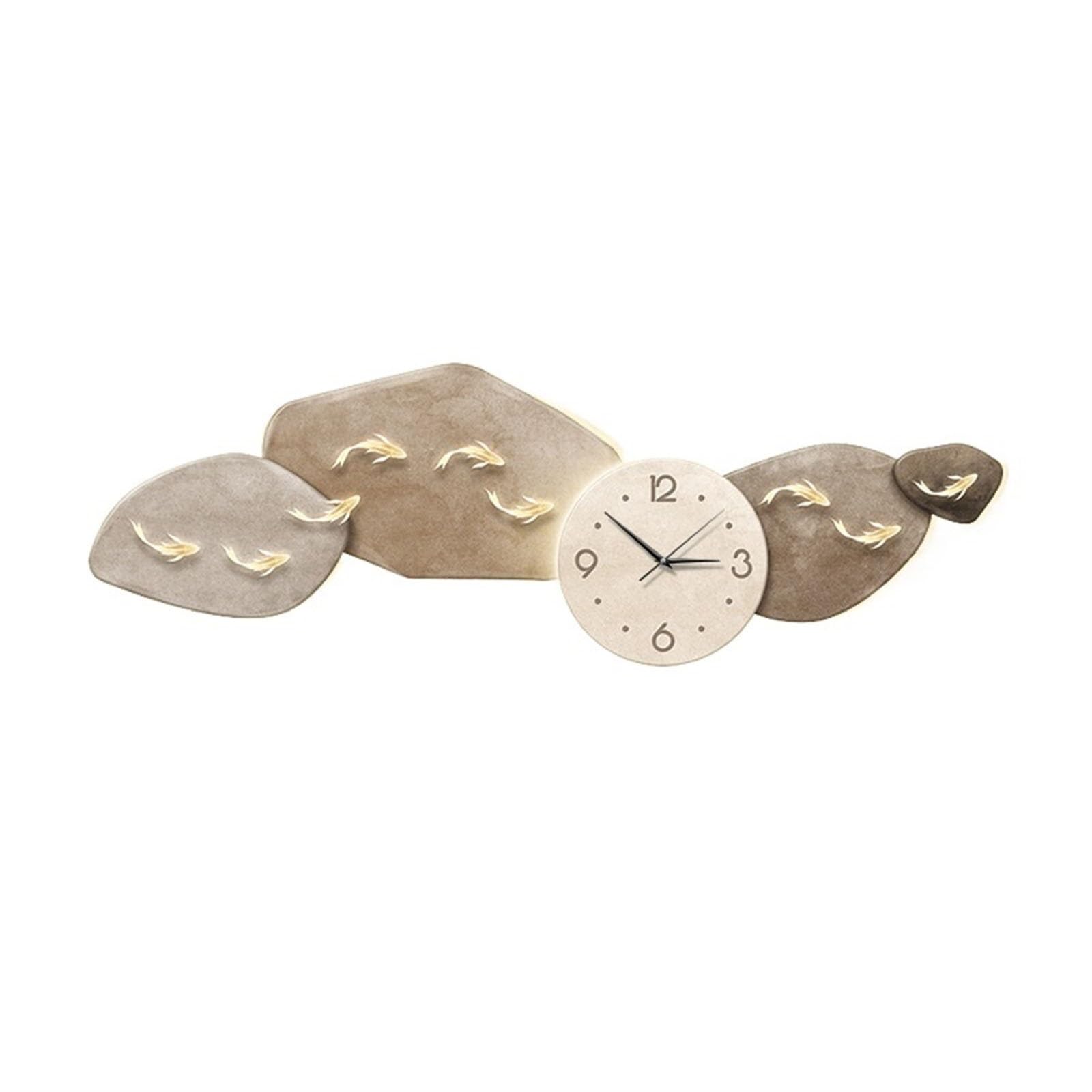 Reloj Cocina Decoración de Pared Peces con Reloj silencioso