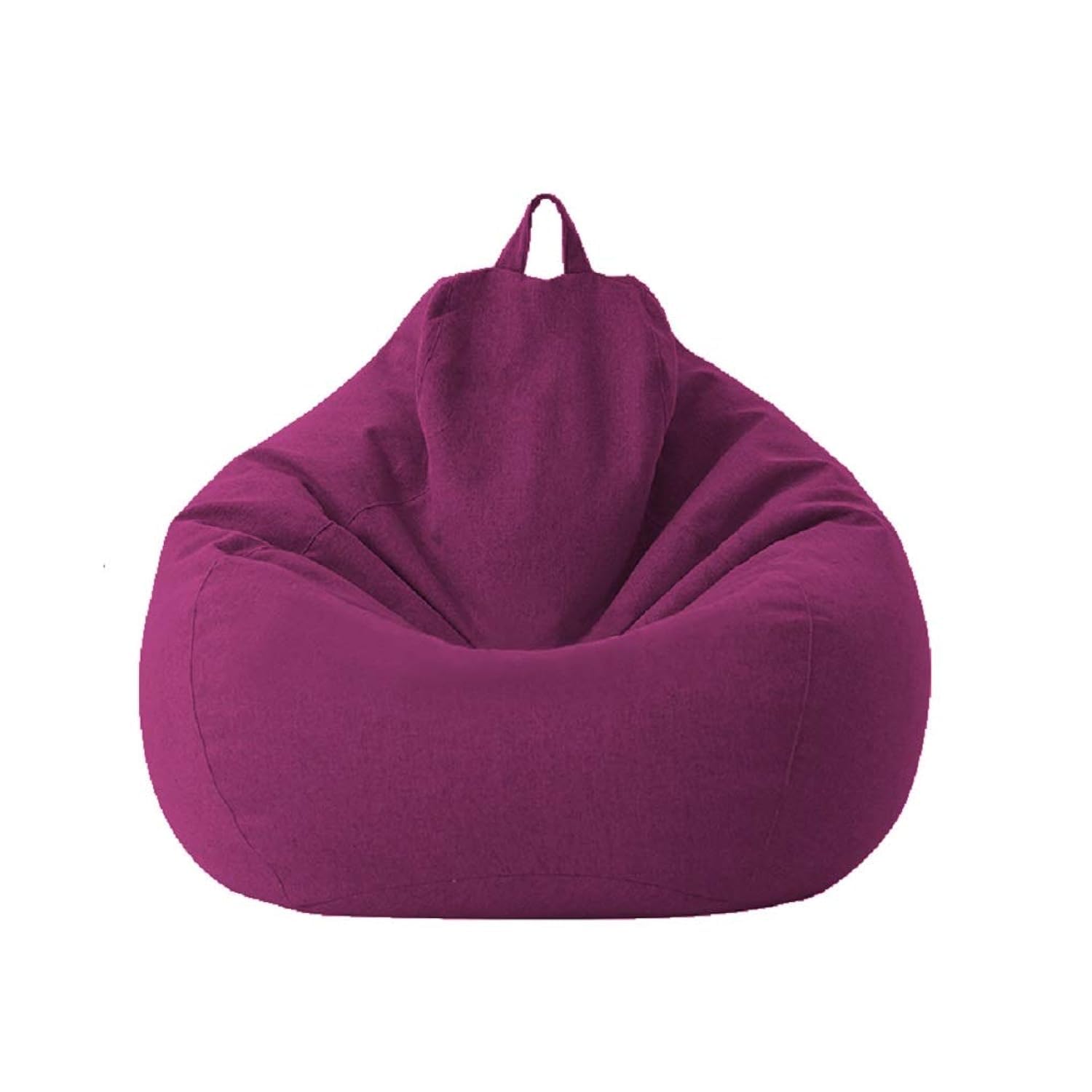 N / C Bean Bag Covers Gaming Chair for Children Adults Storage Lazy Sofa Chair Cover Bean Bag Chair Cover Waterproof Indoor Outdoor Chair (Purple, 85 * 105cm)