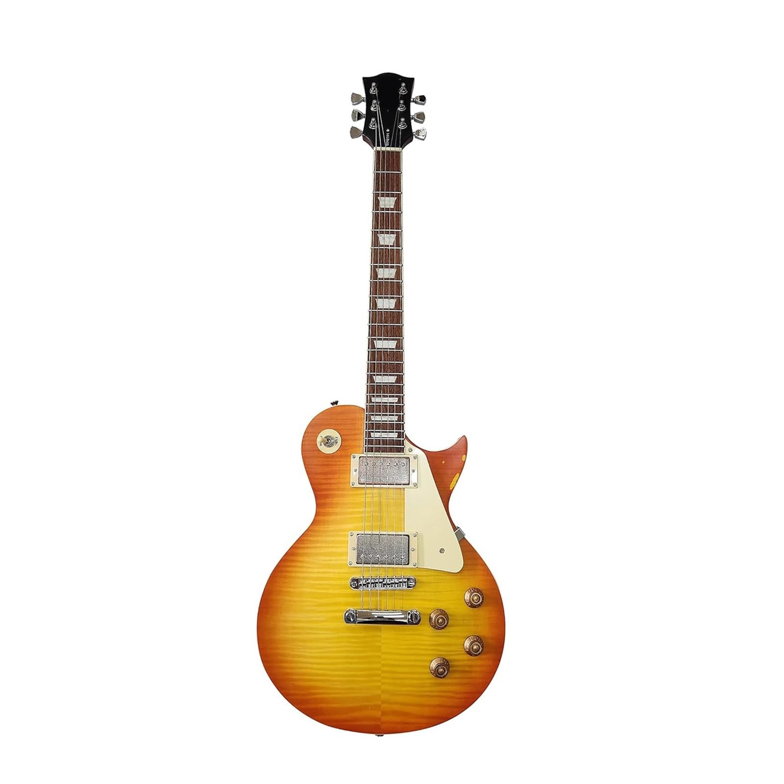Gitara Elektryczna 6 Strunowa Gitara Elektryczna Z Podstrunnicą Forniru Basowego I Przetwornikami HSH