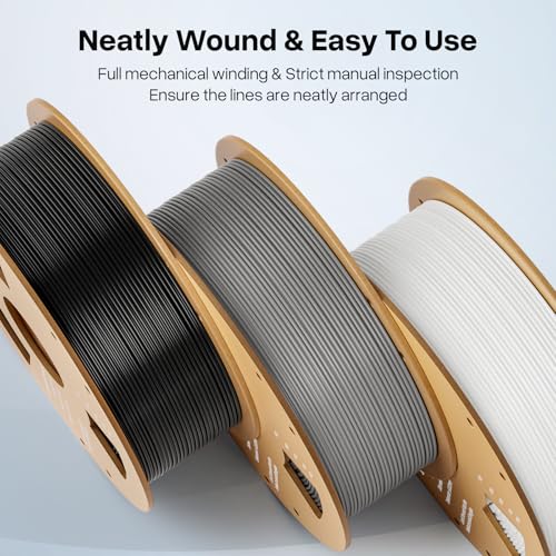 Image of PLA+ 1.75mm 3D Printer Filament, PLA Plus with Dimensional Accuracy + /- 0.02mm, Higher Strength and Toughness, Neatly Wound, No Clogging, 2 Pack 1kg Green & Yellow
