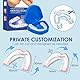 4pcs Mundschutz gegen Zähneknirschen & Schnarchen, Anti-Schnarch Schiene & Mundschutz bei Bruxismus, Transparent, Für Männer e Frauen, Bruxismus, Schnarchen, Zähneknirschen