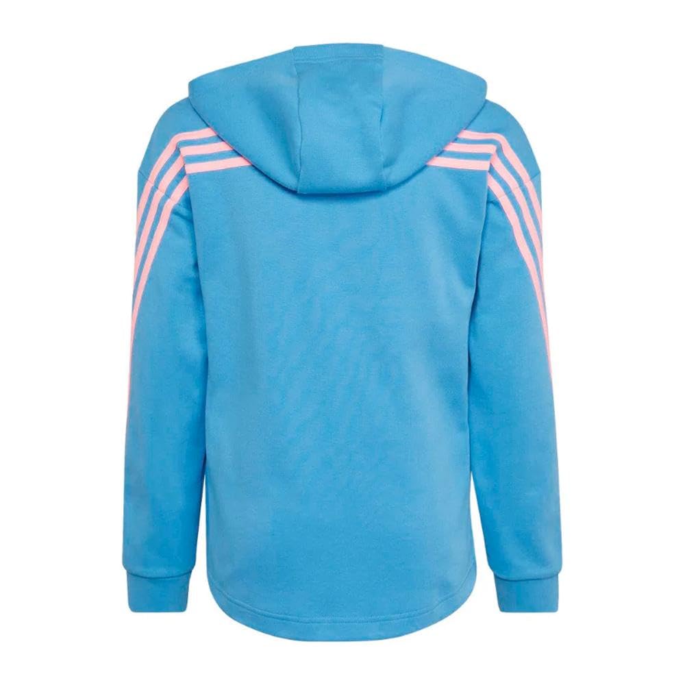 adidas Jacke mit Reißverschluss, türkis, für Mädchen, HN1075, 11-12 Jahre, türkis, 11 Jahre