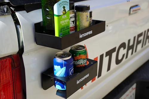 HitchFire Magnetic Spice Rack and Cupholder Set