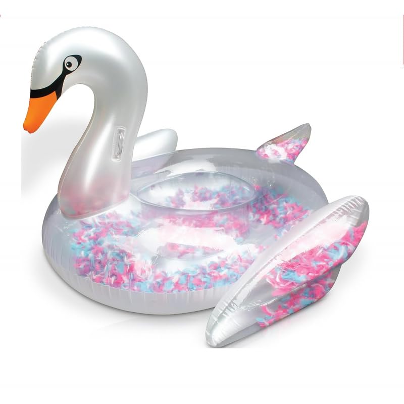 Ballon Flotteur Signe Gonflable pour piscines XXL 183x162x117 cm pour Adultes et Enfants à partir de 14 Ans Bouée de Natation