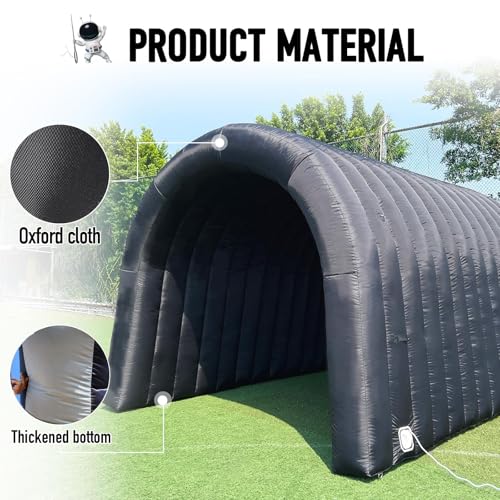 Tunnel gonflable publicitaire de 4,9x3x3m avec souffleur interne - 4