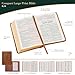 KJV Holy Bible, Compact Large Print Faux Leather Red Letter Edition - Ribbon Marker, King James Version, Saddle Tan
