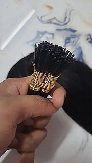 DOUBLE DRAWN I TIPS REAL HUMAN HAIR EXTENSION MICRO RING HAIR EXTENSION 100 % HUMAN HAIR NON REMY SILKY SMOOTH TANGLE FREE Price In India