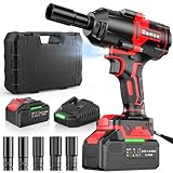 Bamse Avvitatore a Impulsi Brushless, 1000 Nm di Coppia Massima, Chiave a Percussione 1/2