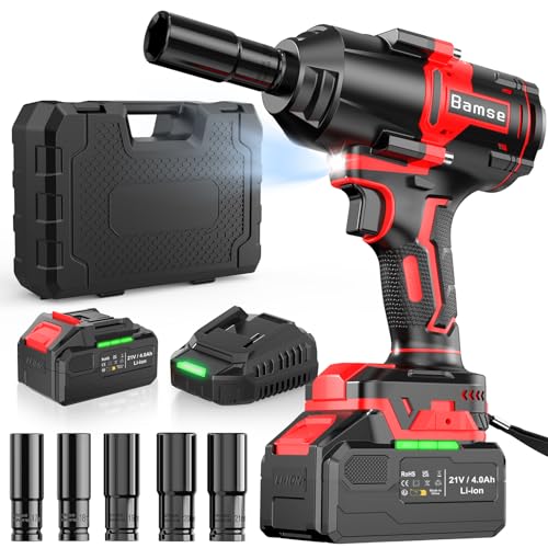 Bamse Avvitatore a Impulsi Brushless, 1000 Nm di Coppia Massima,