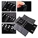 Pissente Jewelry Organizer Storage Roll, Lightweight Flannel Jewelry Case for Travel, Holds Earrings and Necklaces Perfectly Organized for Fashion Enthusiasts