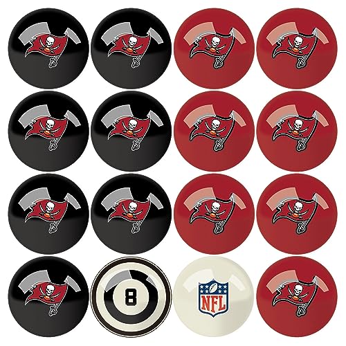 Imperial Tampa Bay Buccaneers Billiard Ball Set with Numbers