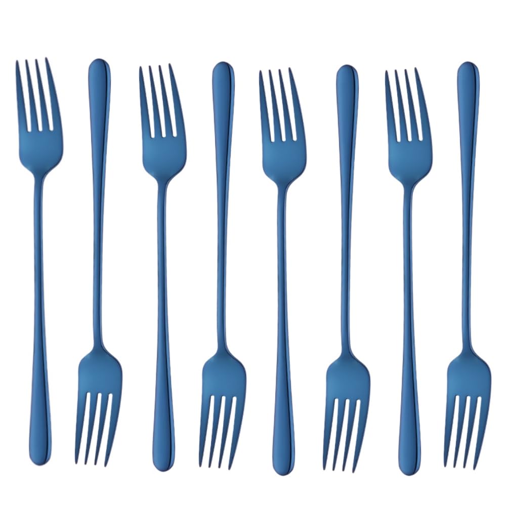 Stainless Steel Salad Forks - Set of 8 -10