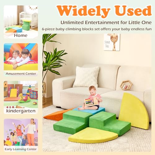 Kizland KI240301-0006-01NEW 6 Pieces Climbing Toys For Toddlers thumb #6