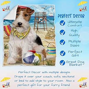 Pet-Friendly-Beach-Fox-Terrier-Dog-Blanket-Lightweight-Super-Soft-Cozy-and-Durable-Bed-Blanket-Animal-Theme-Fuzzy-Blanket-for-Sofa-Bed-Couch-BLNKT56031-50x60-Woven - Cucciolini Doodles   Pet-Friendly-Beach-Fox-Terrier-Dog-Blanket-Lightweight-Super-Soft-Cozy-and-Durable-Bed-Blanket-Animal-Theme-Fuzzy-Blanket-for-Sofa-Bed-Couch-BLNKT56031-50x60-Woven