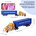 AIUAZA 1/65 Truck Model, Detachable Cargo Container, Children's Toy, Alloy Semi Truck, Trailer Toys for Boys