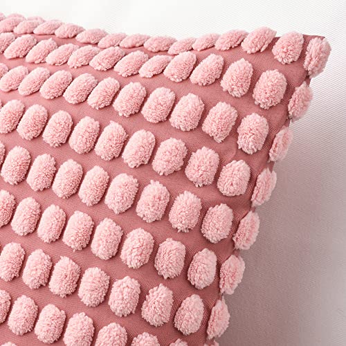 Housse de coussin ProTuning SVARTPOPPEL Rose clair 50x50 pour raviver un canapé terne