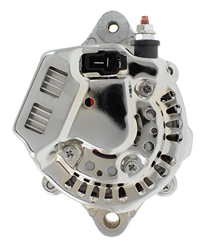 New Premium Chrome One Wire Self Excited Mini Alternator Fits Chevy Big Block Small Block Bbc Sbc Race Cars Hot Rods Street Rods 100211-1660 100211-1661 100211-1662 3049491 0441-2972 213534 12180Nse-C #TOP2