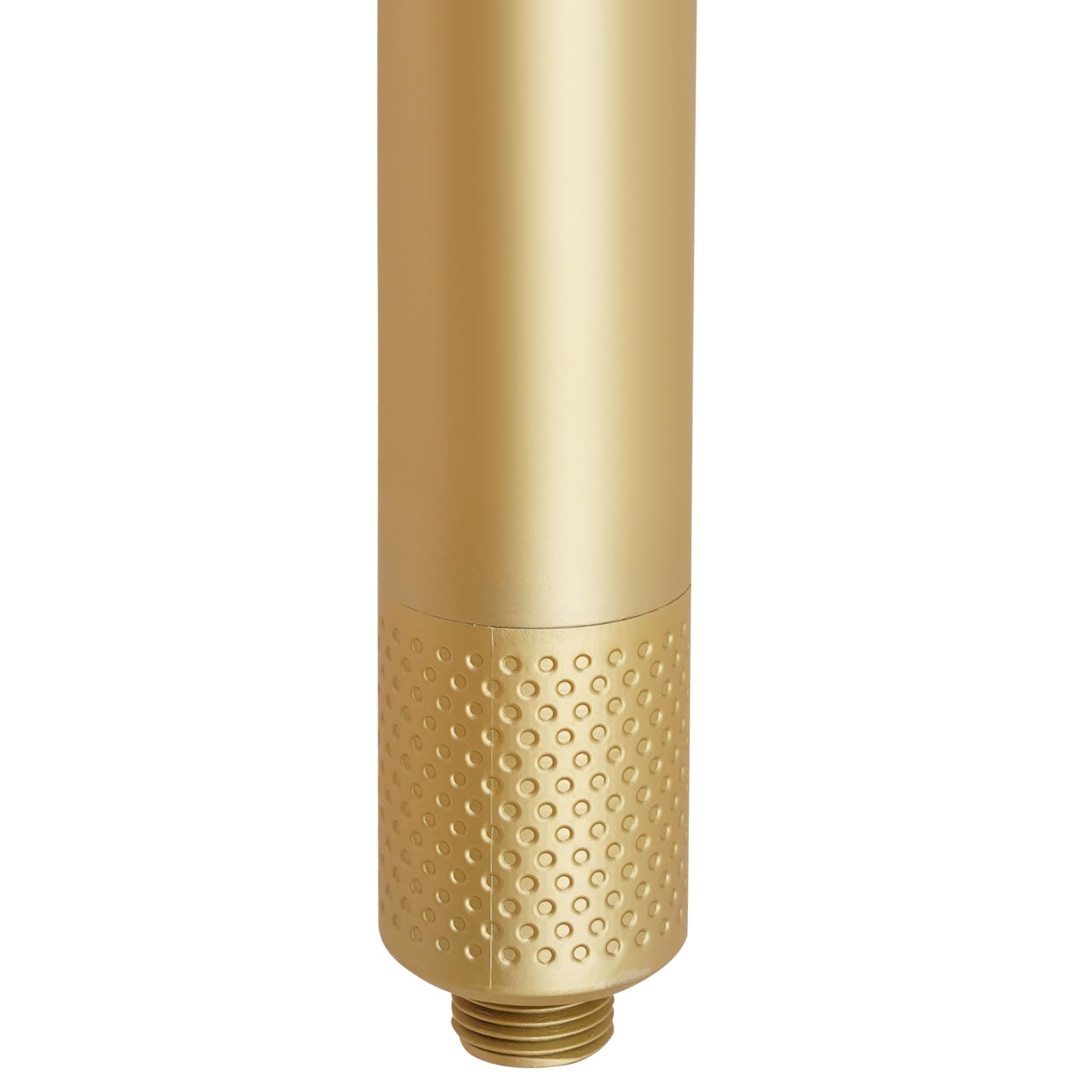Soffione doccia con testina in spugna e testina e filtro a carbone lungo per acqua pulita, doccetta ergonomica con 200 microugelli e texture antiscivolo per la cura della pelle e il relax (oro)