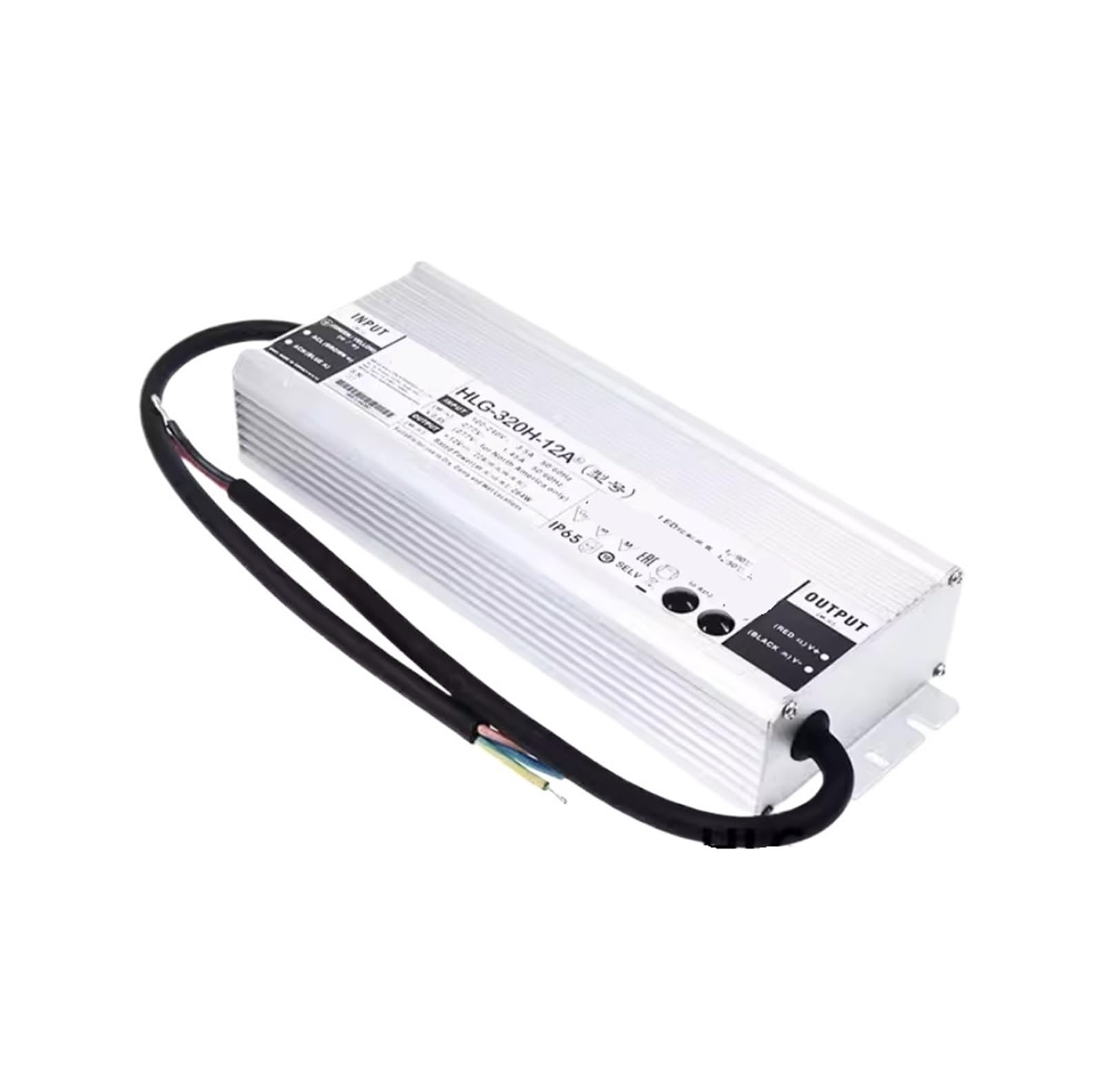 BRODEFUP 320W constant voltage+constant current dimmable driver HLG-320H-12B 15V 20V 24V 30V 36V 42V 48V 54VB(HLG-320H-15B 15V)