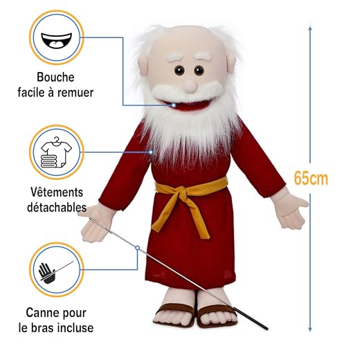 Noah Full Body Puppet : marionnette ventriloque 65 cm haute qualité - 3