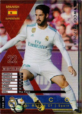 Amazon.co.jp: WCCF【17-18 Ver.2.0 /SPS4】イスコ : Sports & Outdoors