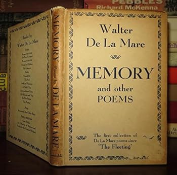 Hardcover MEMORY: And Other Poems. Book