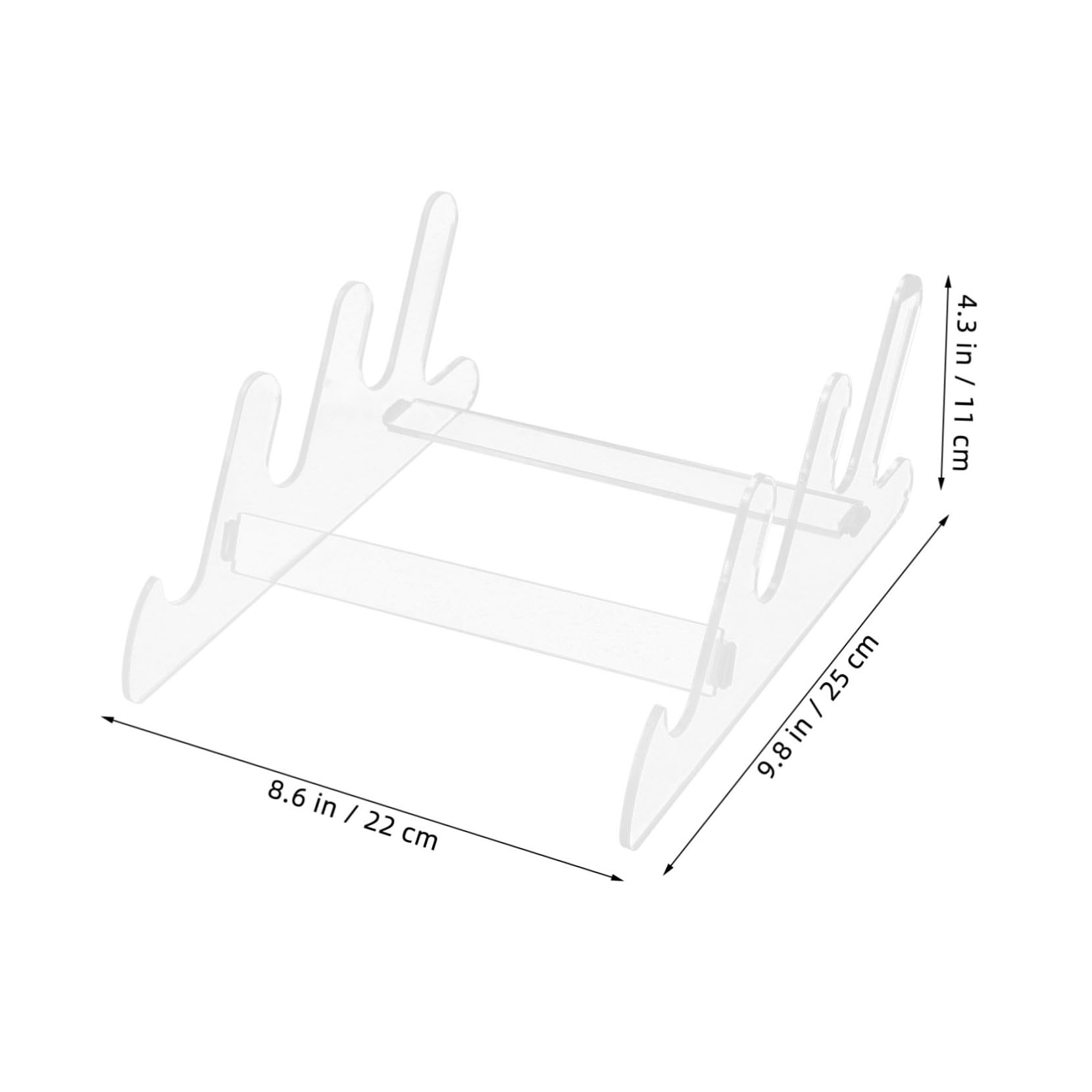 VILLCASE Acrylic Keyboard Riser Stand for Keyboard Accessories Desk Decor Display Holder