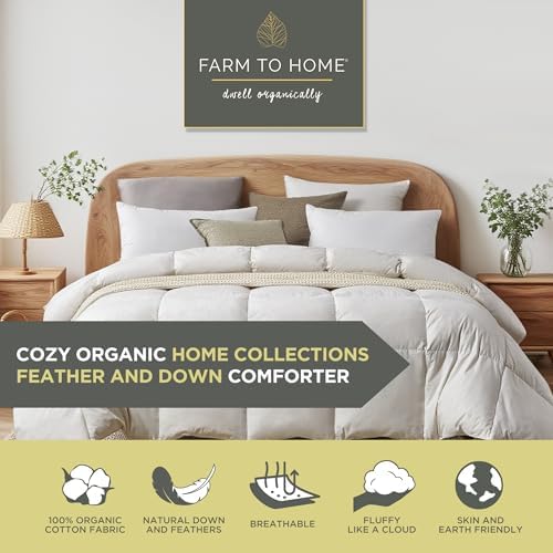 Farm to Home Feather and Down Comforter - Thumbnail 5