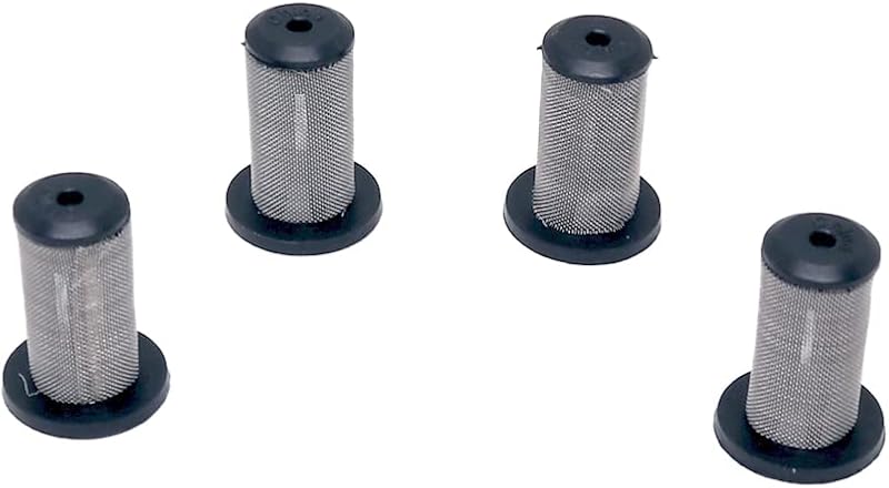 Valley Industries Broadcast Spray Boom Nozzle Strainers - 100 Mesh, Black, 4 Pack
