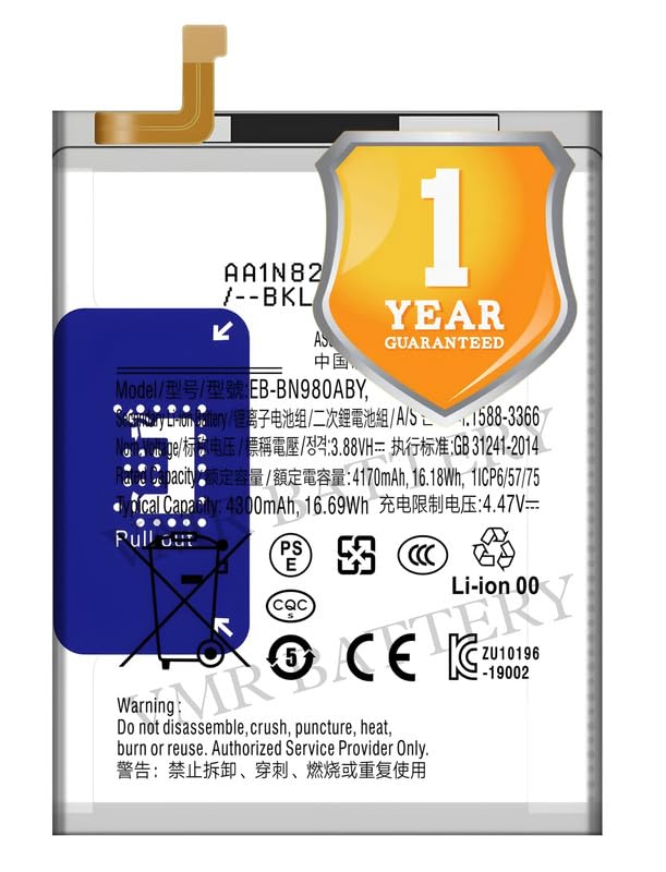 Image of Original EB-BN980ABY Battery Compatible for Samsung Galaxy Note 20 4G (SM-N980F) | Note 20 5G (SM-N981B, SM-N981B /DS, SM-N981U, SM-N981U1, SM-N981W, SM-N9810, SM-N981N) - 4300mAh - 1 Year Warranty K7