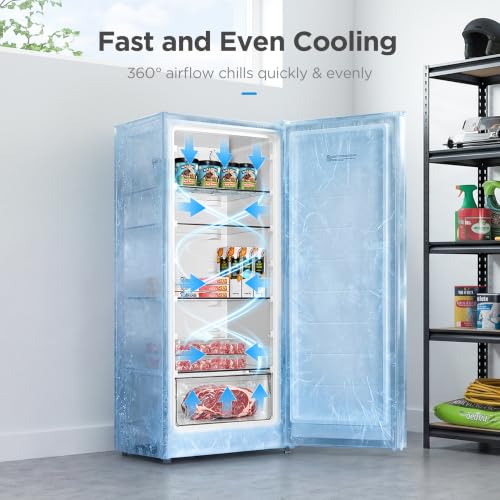 Midea 7.1 Cu.ft Upright Freezer