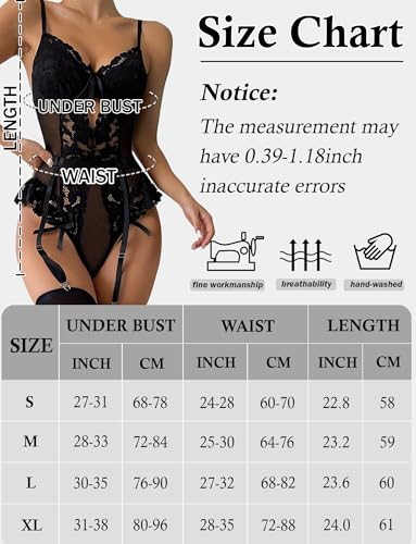 Lingerie sexy cuir synthétique et dentelle de qualité supérieure