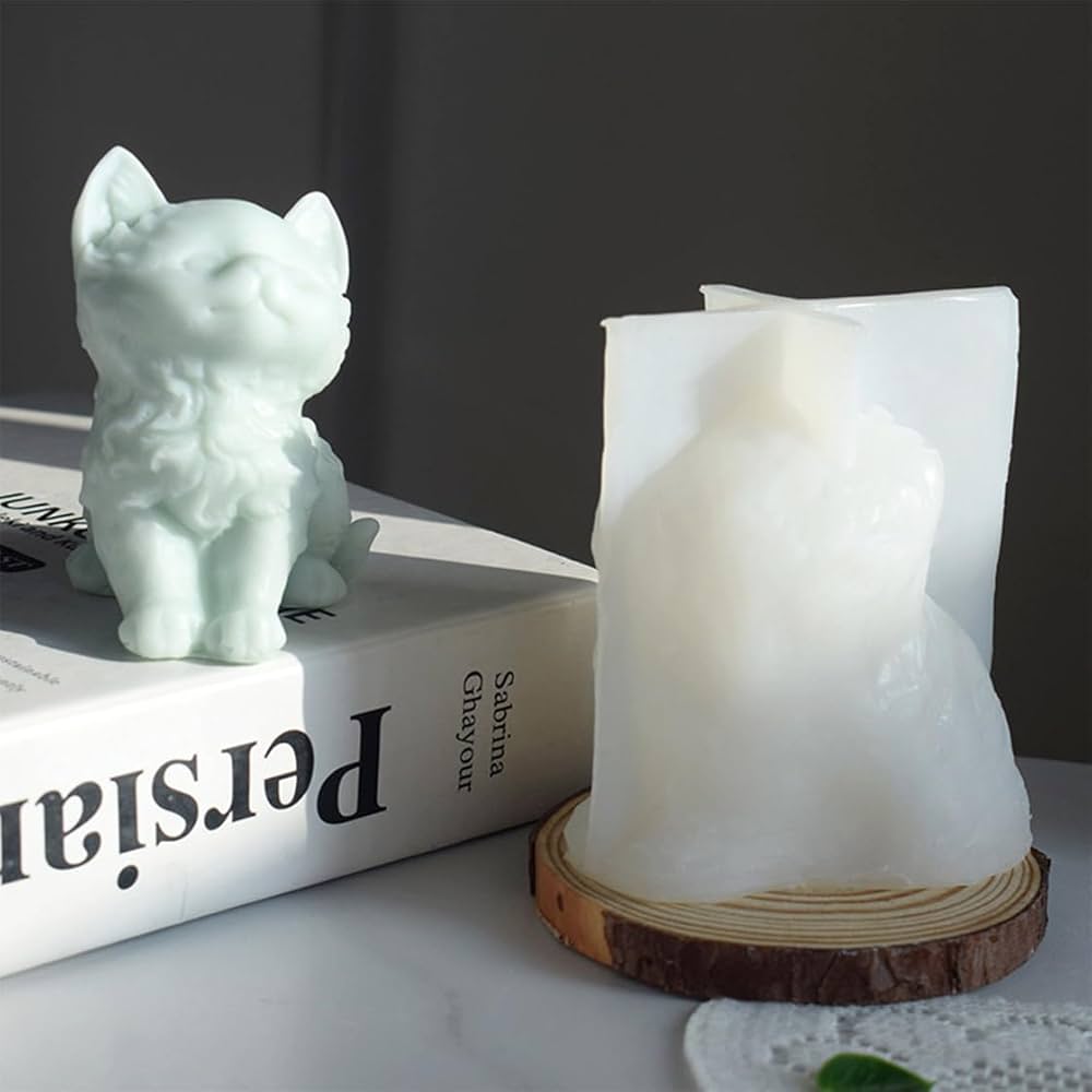 Amazon.co.jp: HyzaPhix シリコンモールド 猫 立体 シェイカー
