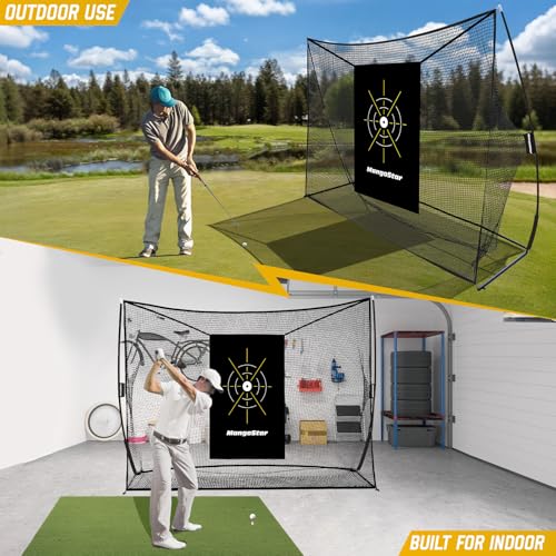 Mangostar 10x7ft Heavy Duty Golf Net