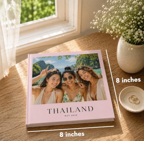 Image of Designer Cover Photo Album (8x8 Inches) - 24 Pages - Customized Hard Cover Photobook - Gift for your loved ones
