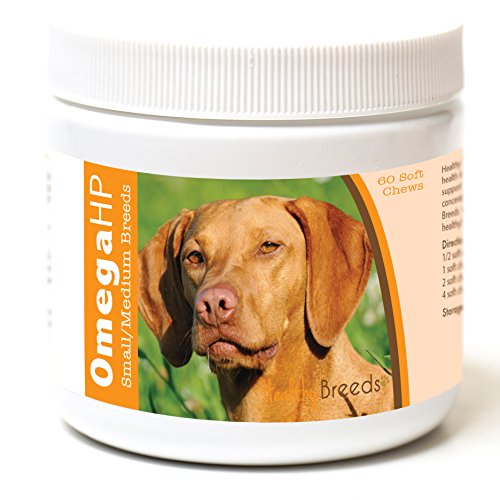Image of Healthy Breeds Vizsla Omega HP Fatty Acid Skin and Coat Support Soft Chews 60 Count