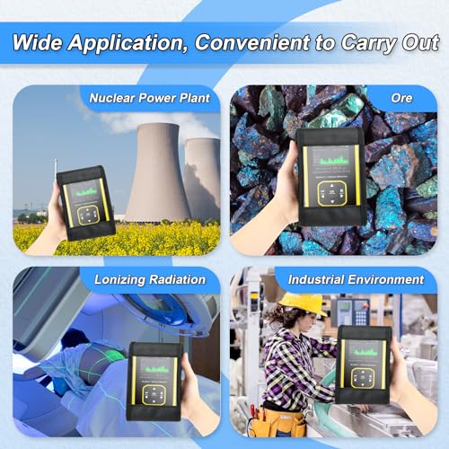 Image of Beautyflier Radiation Monitor Meter Portable Carrying Case, Travel Carrying Storage Bag, Protective and Dust-Proof Belt Clip Pouch Compatible with Geiger Counter Nuclear Radiation Detector, Case Only