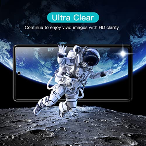 Image of JETech Tempered Glass Screen Protector Guard for Google Pixel 7a, Fingerprint Compatible, HD Clear, 3-Pack
