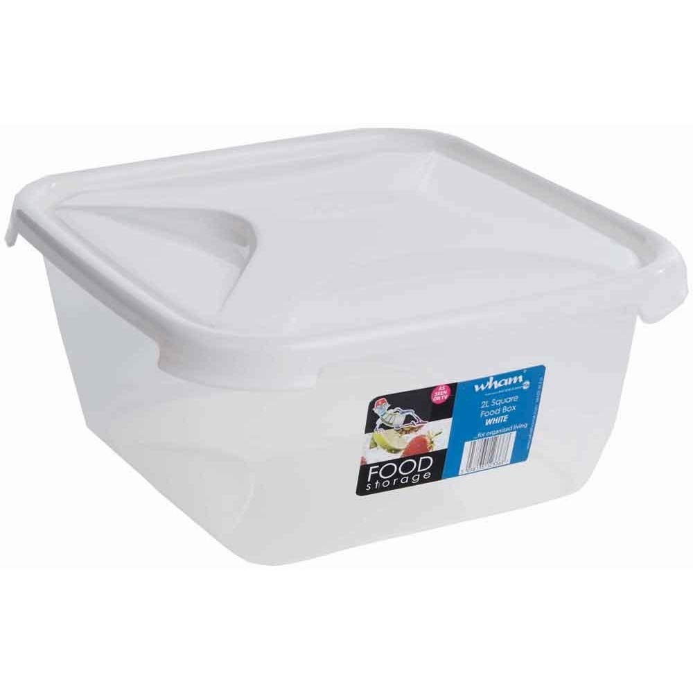 Wham 2.0 litre square food box