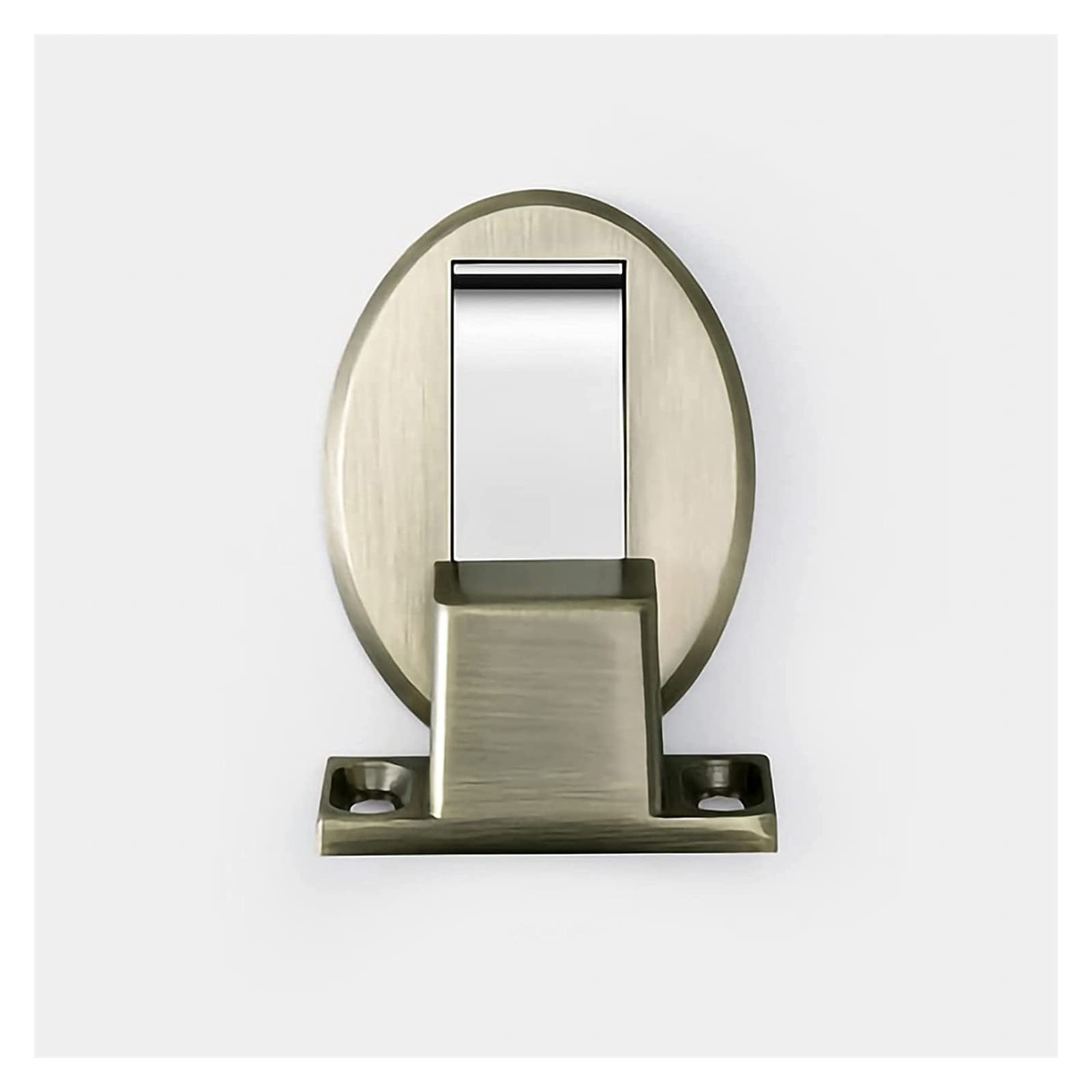 Door Stopper, Magnetic Stainless Steel Door Catch Keep Your Open Home Anti-Collision Invisible Safety Stop(Green Bronze)