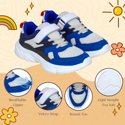 Image of TRASE Kids Sports Shoes for Boys & Girls | Lightweight, Comfortable Unisex Footwear | Lace-Up for Running, Walking & Outdoor Play