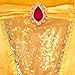 Disney Store Girl's Princess Costumes (Belle from Beauty and the Beast) – Princess Outfits for Dress Up and Play - Size 7/8