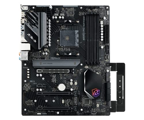 Image of ASRock AMD B550 PG Riptide ATX Motherboard Dual Channel DDR4 4933 MHz AM4 Socket 128 GB SATA3 6.0 Gb /s M.2