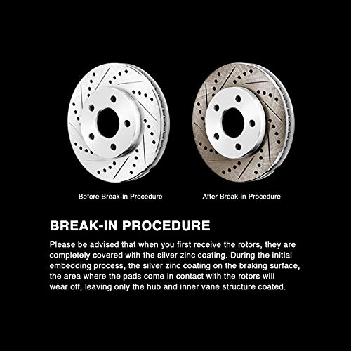 Image of Power Sport Front Brake Kit Fits 2008-2011 BMW 323i; 2008-2013 BMW 325i
