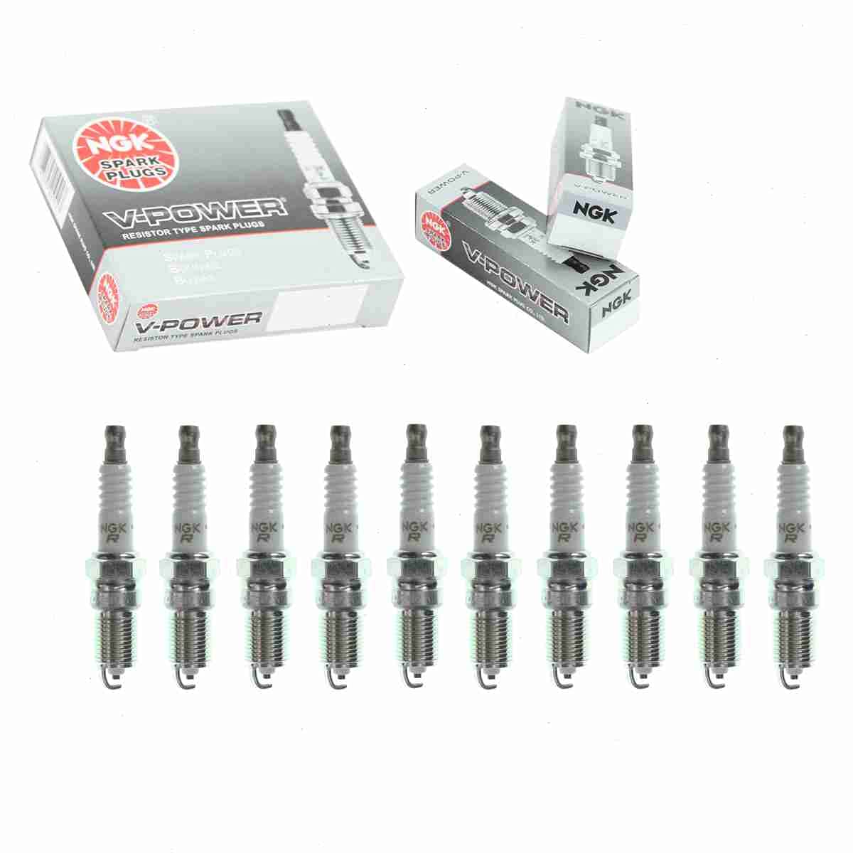 NGK V-Power Spark Plugs (10-Pack)